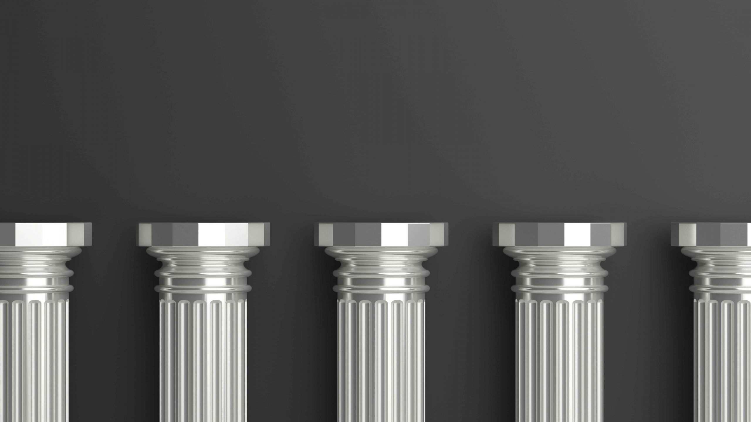 Five column. D5 column. 5 column. metal columns.