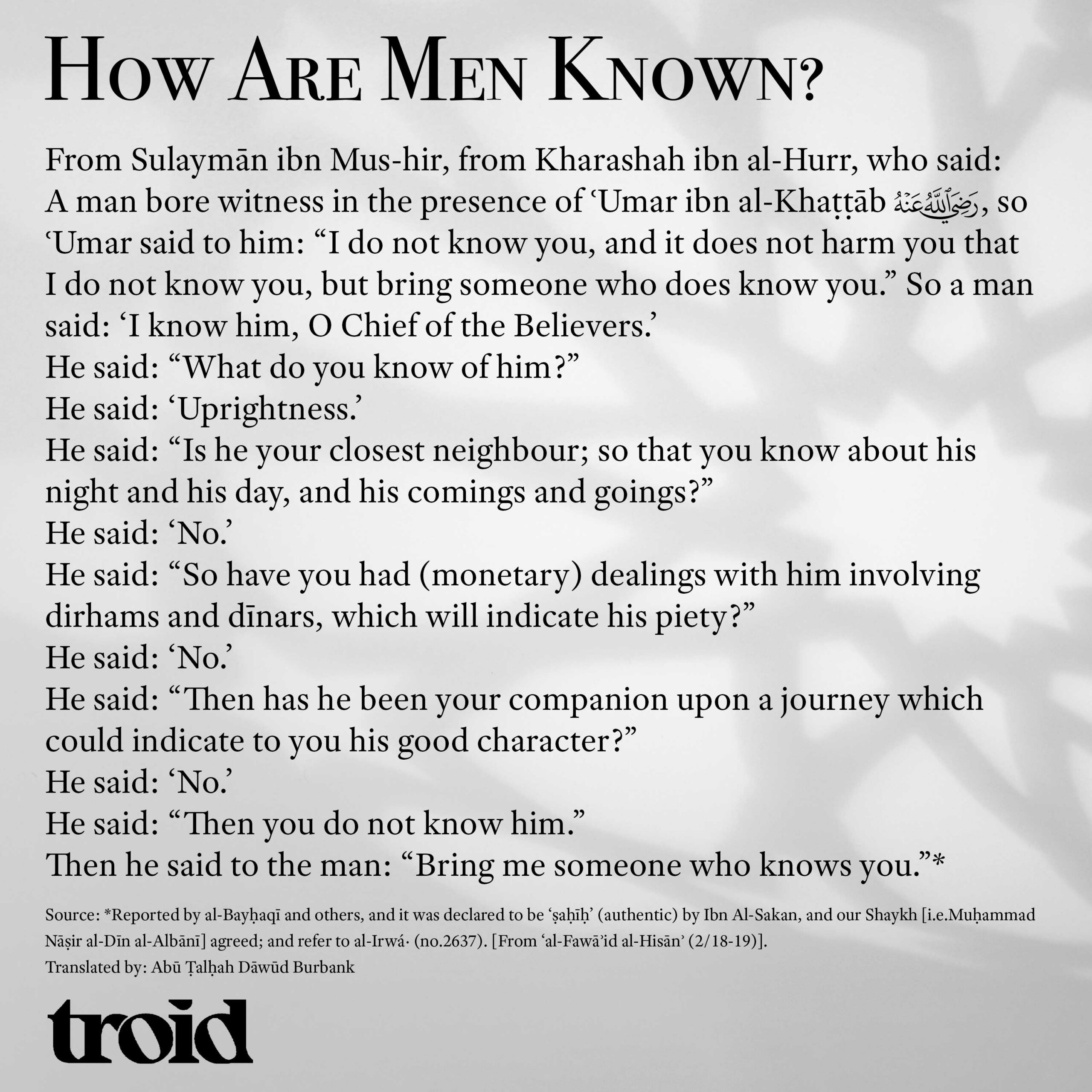 How Are Men Known? Digital Daʿwah